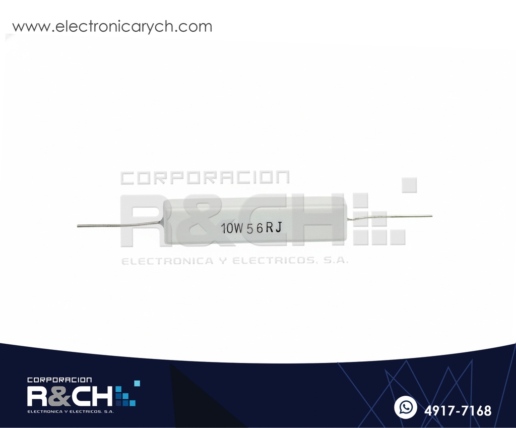 RX-56/10 Resistencia Cemento 56 ohm 10 watt
