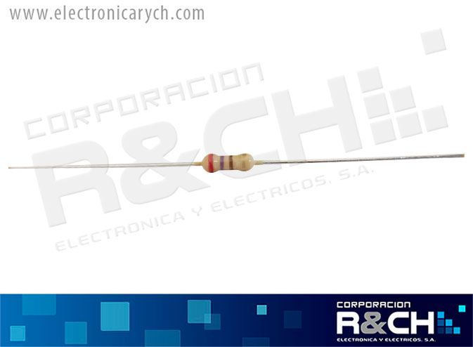 RX-2.7M/12 resistencia 2.7M ohm 1/2 watt