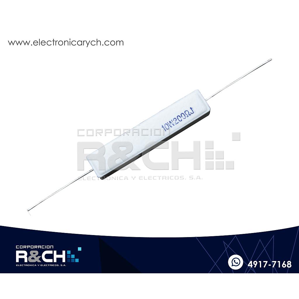 RX-200/10 resistencia 200 ohm 10W