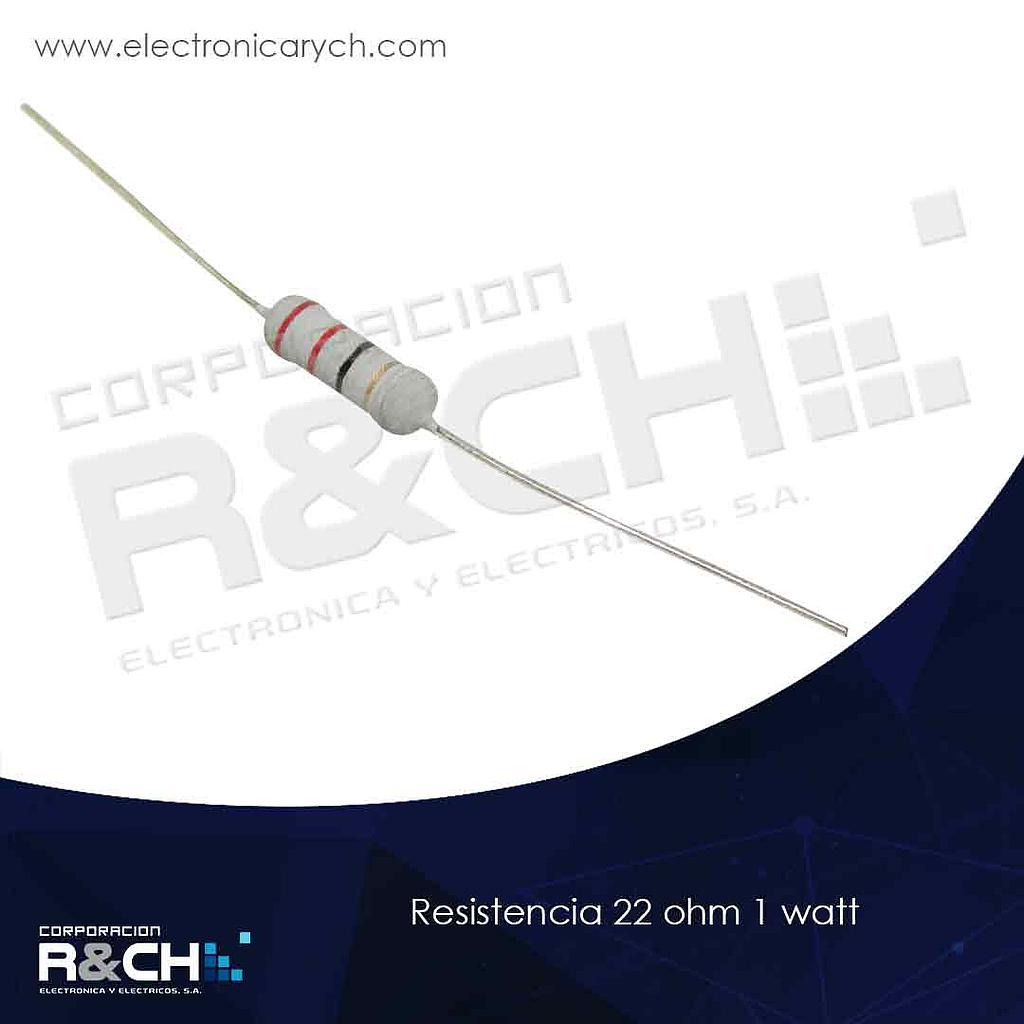 RX-22/1 resistencia 22 ohm 1 watt