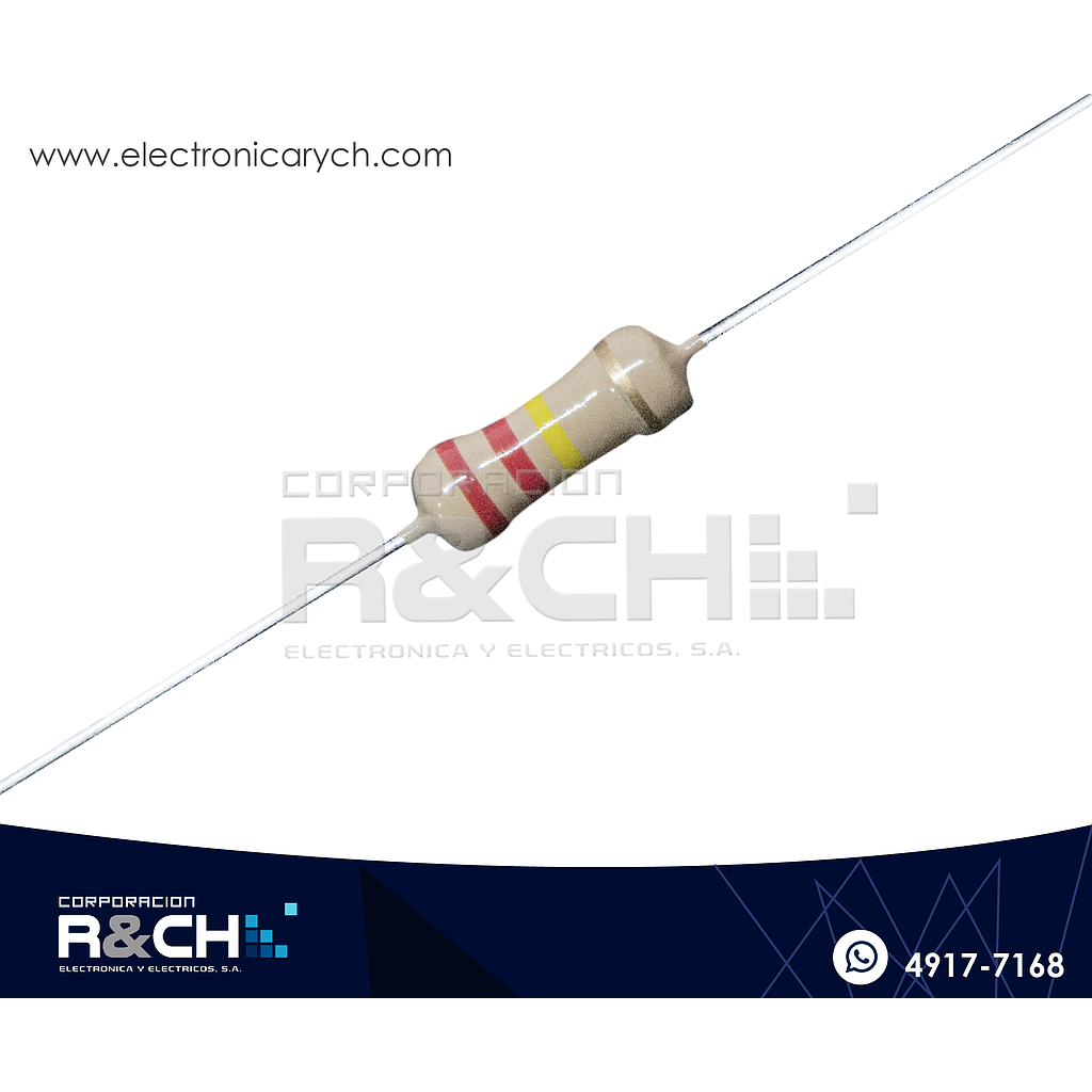 RX-220K/12 resistencia 220K ohm 1/2 watt