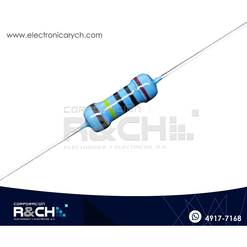 RX-2M/12 resistencia 2M ohm 1/2 watt