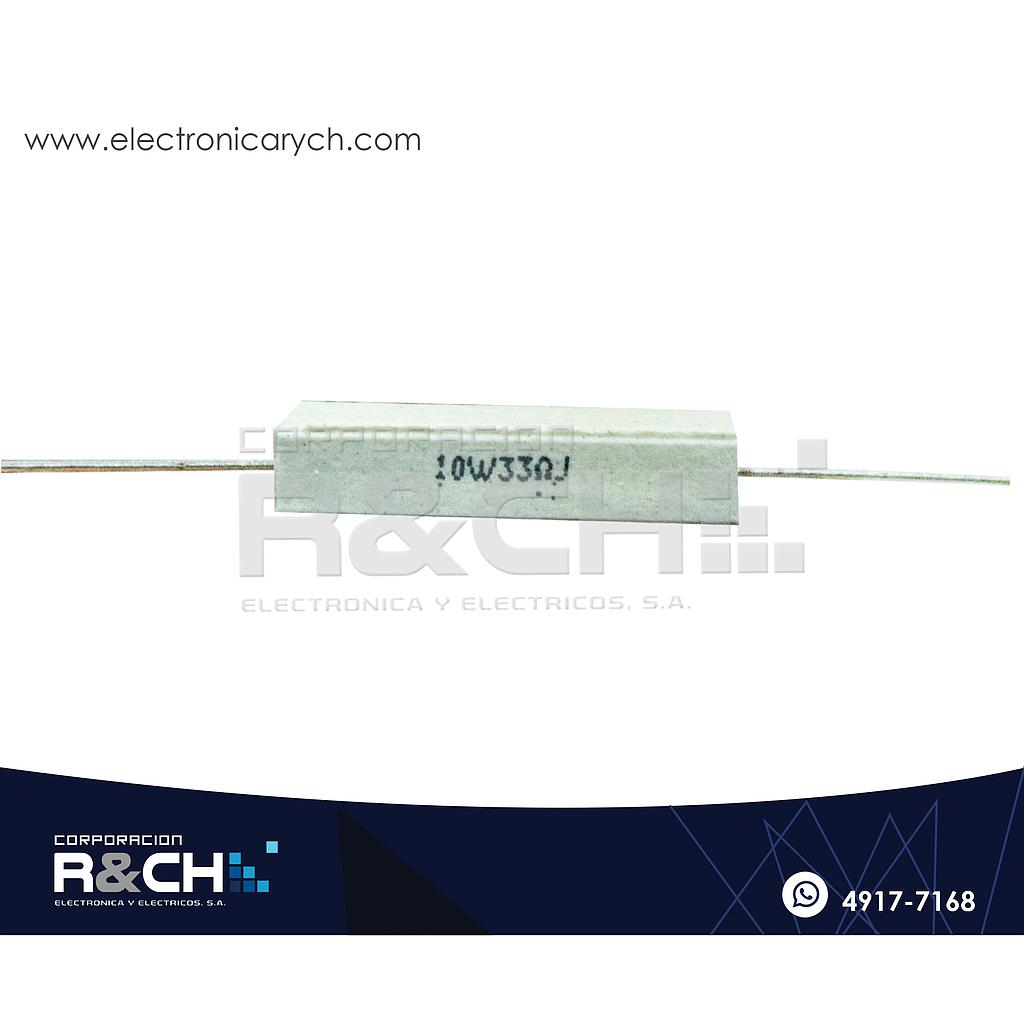 RX-33/10 resistencia 33 ohm 10W