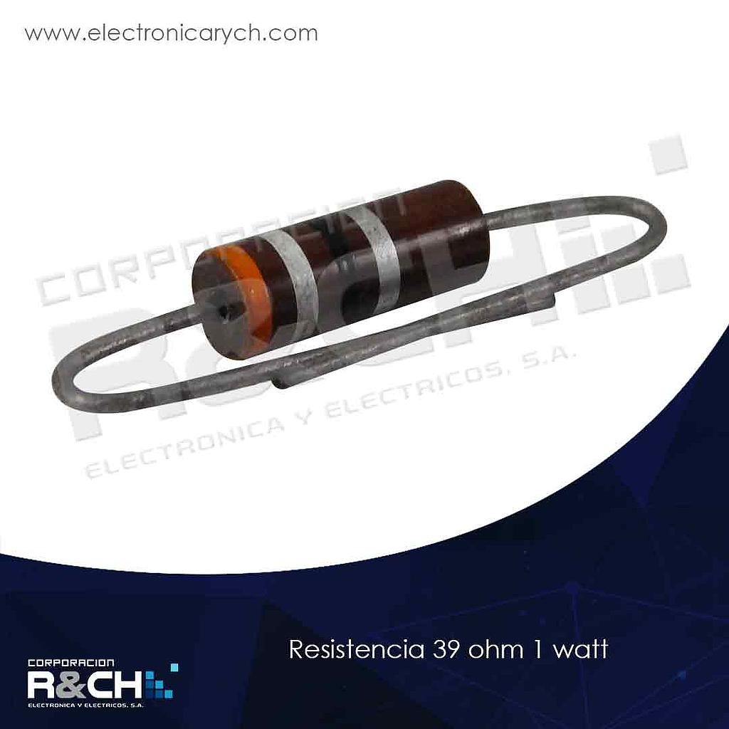 RX-39/1 resistencia 39 ohm 1 watt