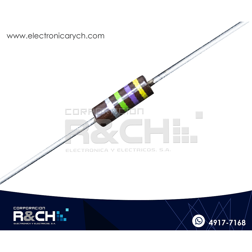 RX-4.7K/12 resistencia 4.7K ohm 1/2 watt