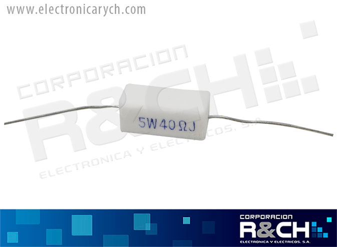 RX-40/5 resistencia 40 ohm 5 watt