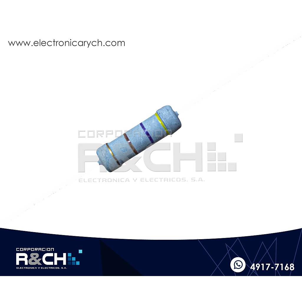 RX-47/14 resistencia 47 ohm 1/4 watt