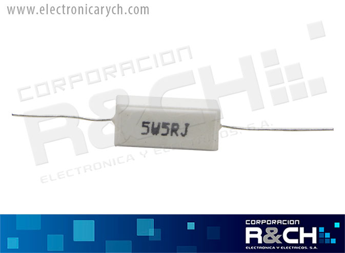 RX-5/5 resistencia 5 ohm 5 watt