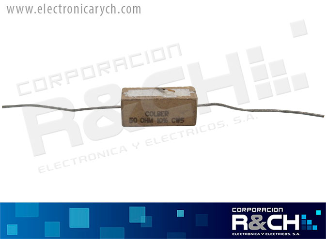 RX-50/5 resistencia 50 ohm 5 watt