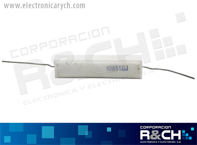 RX-51/10 resistencia 51 ohm 10W