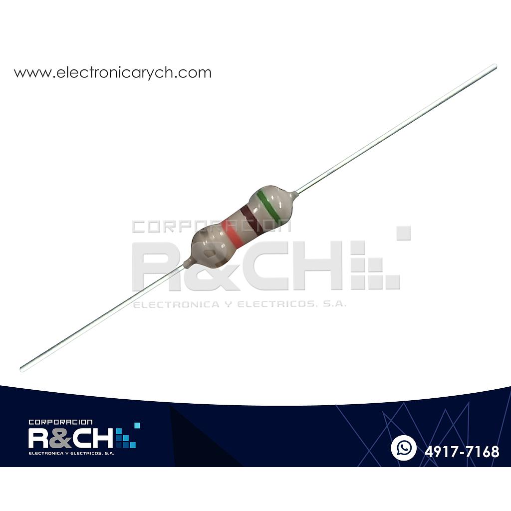 RX-51K/14 resistencia 51K ohm 1/4 watt