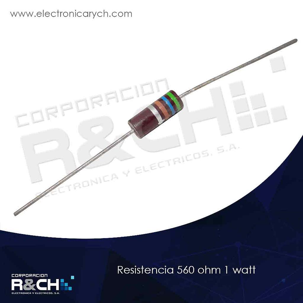 RX-560/1 resistencia 560 ohm 1 watt