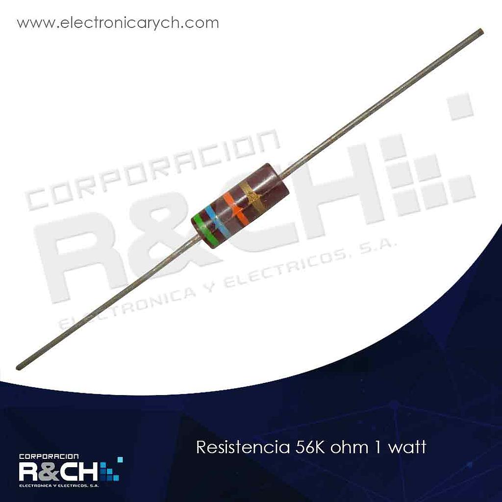 RX-56K/1 resistencia 56K ohm 1 watt