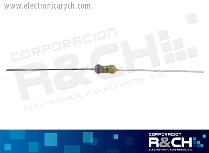 RX-6.8M/14 resistencia 6.8M ohm 1/4 watt