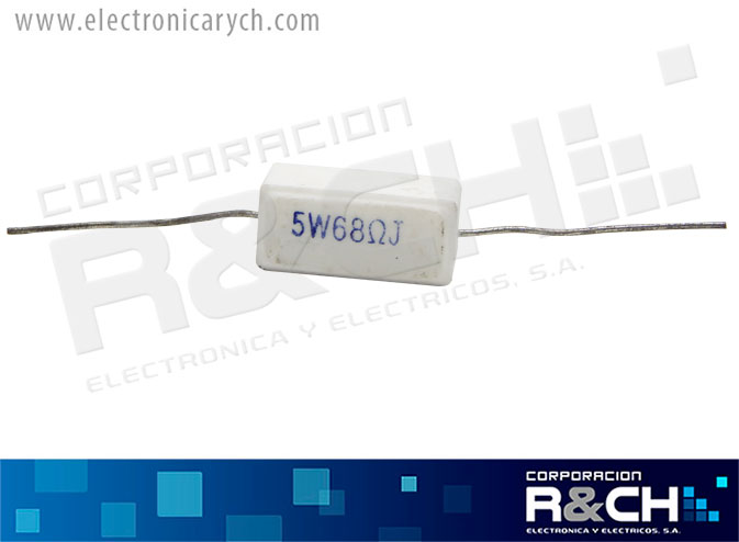 RX-68/5 resistencia 68 ohm 5 watt