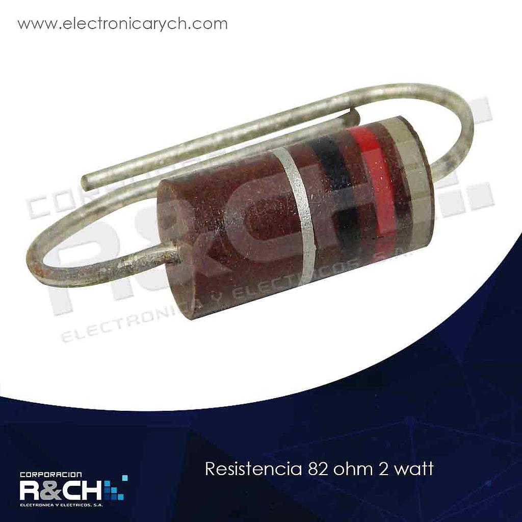 RX-82/2 resistencia 82 ohm 2 watt