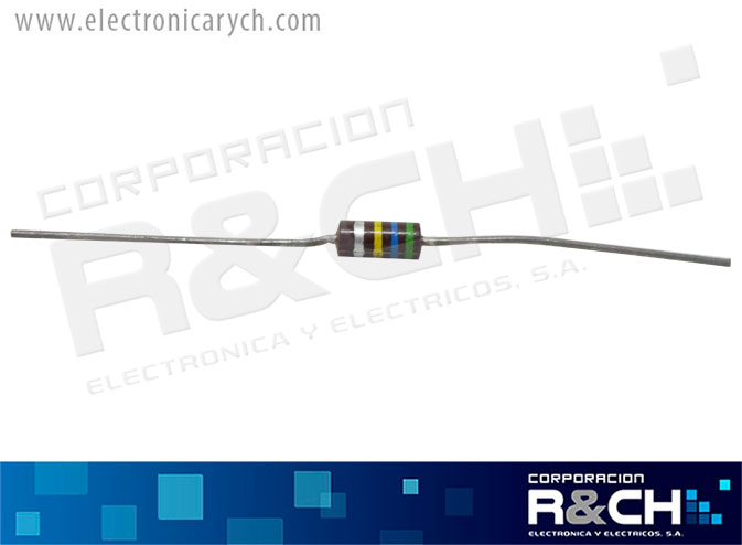 RX-820K/12 resistencia 820K ohm 1/2 watt