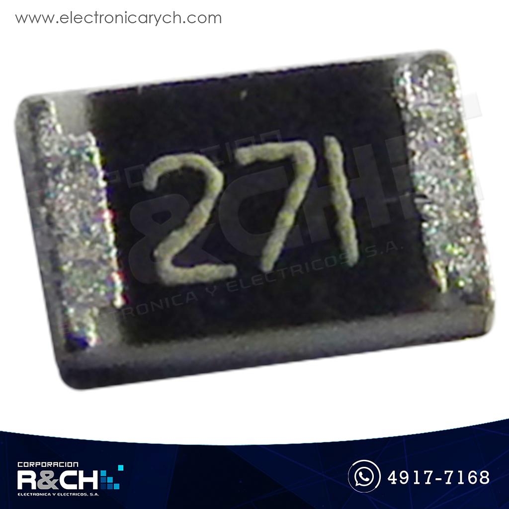 R0805-270 Resistencia 270 ohm 1/8W SMD