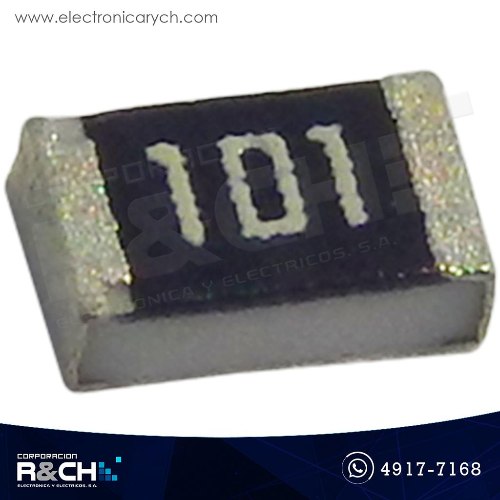 R0805-100 Resistencia 100 ohm 1/8W SMD