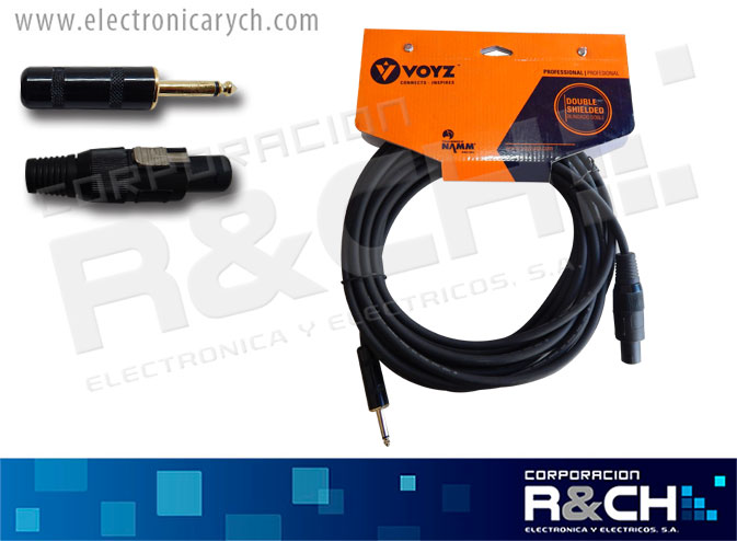 VZ-M21-30FT extension speakon a plug 1/4 mono 9m VOYZ