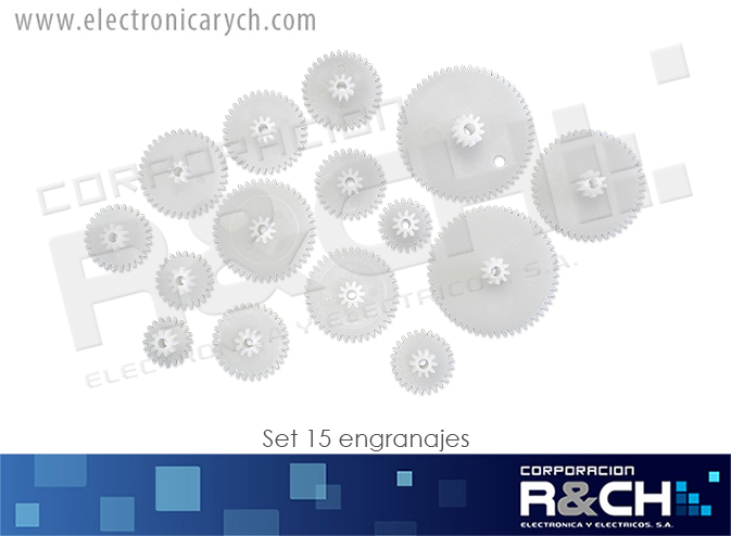BMS-20701 set 15 engranajes