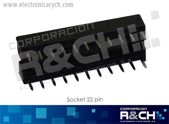 SK-22P socket 22 pin