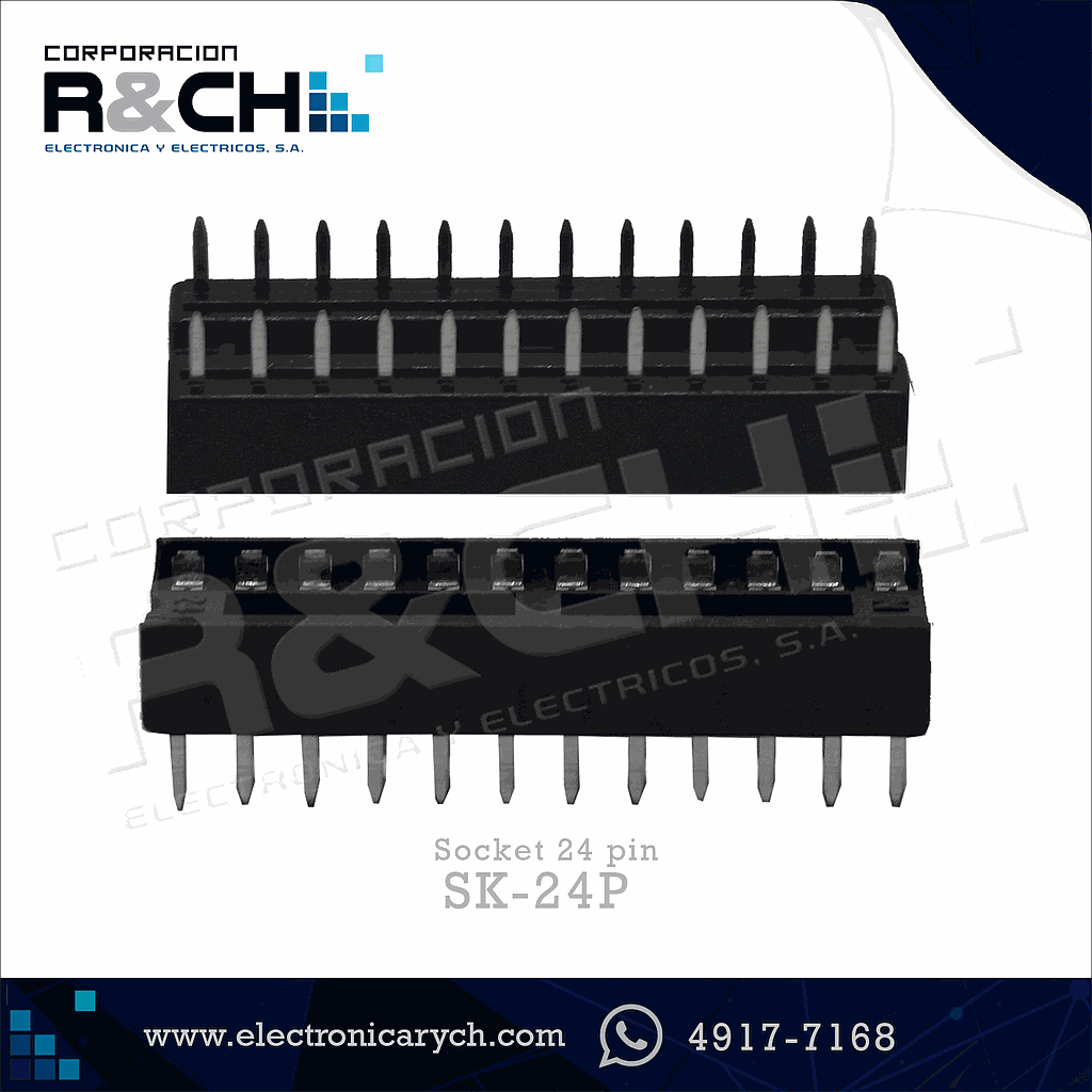 SK-24P socket 24 pin
