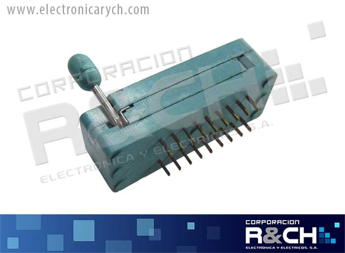 SK-18PZIF socket ZIF 18 pin