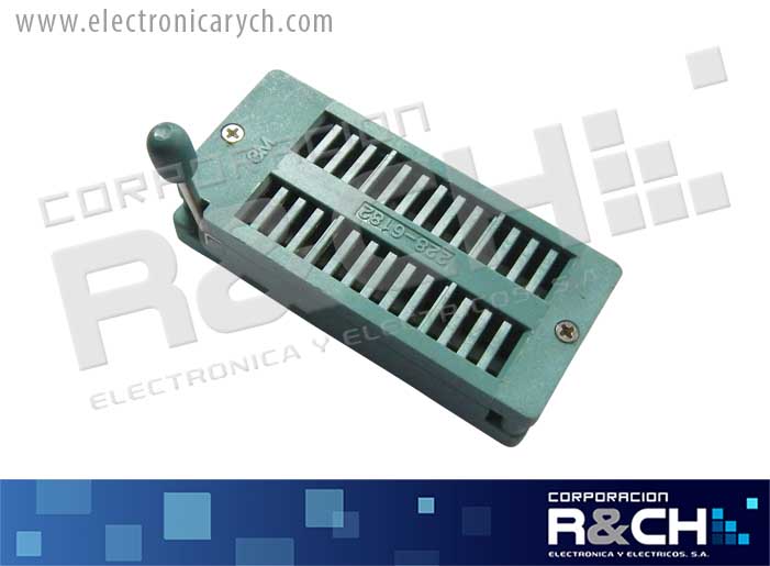 SK-28PZIF socket ZIF 28 pin