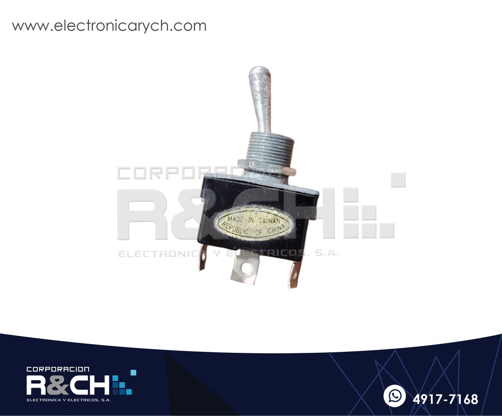 SW-001 swich 4 polos 1 tiro push 12 pin