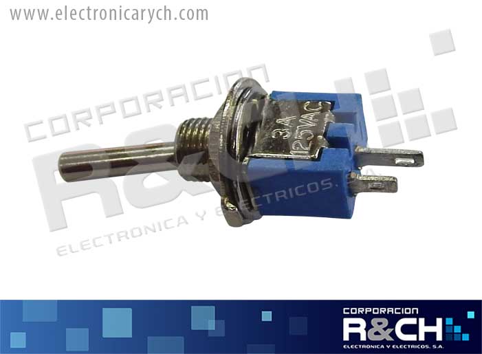 SW-1013 switch 1 polo 1 tiro 3A mini palanca on-off