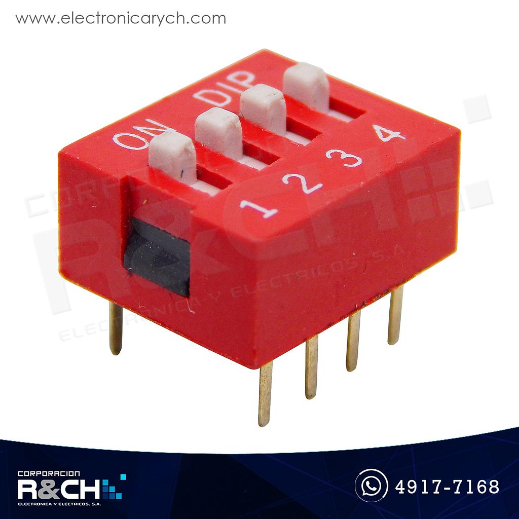 SW-DIP4 Switch DIP 4 posiciones