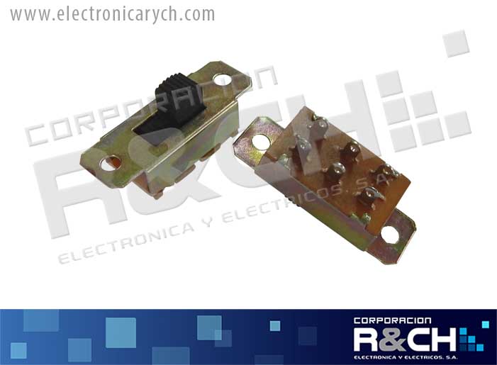 SW-326 switch deslizable DPDT on-on 6 pin