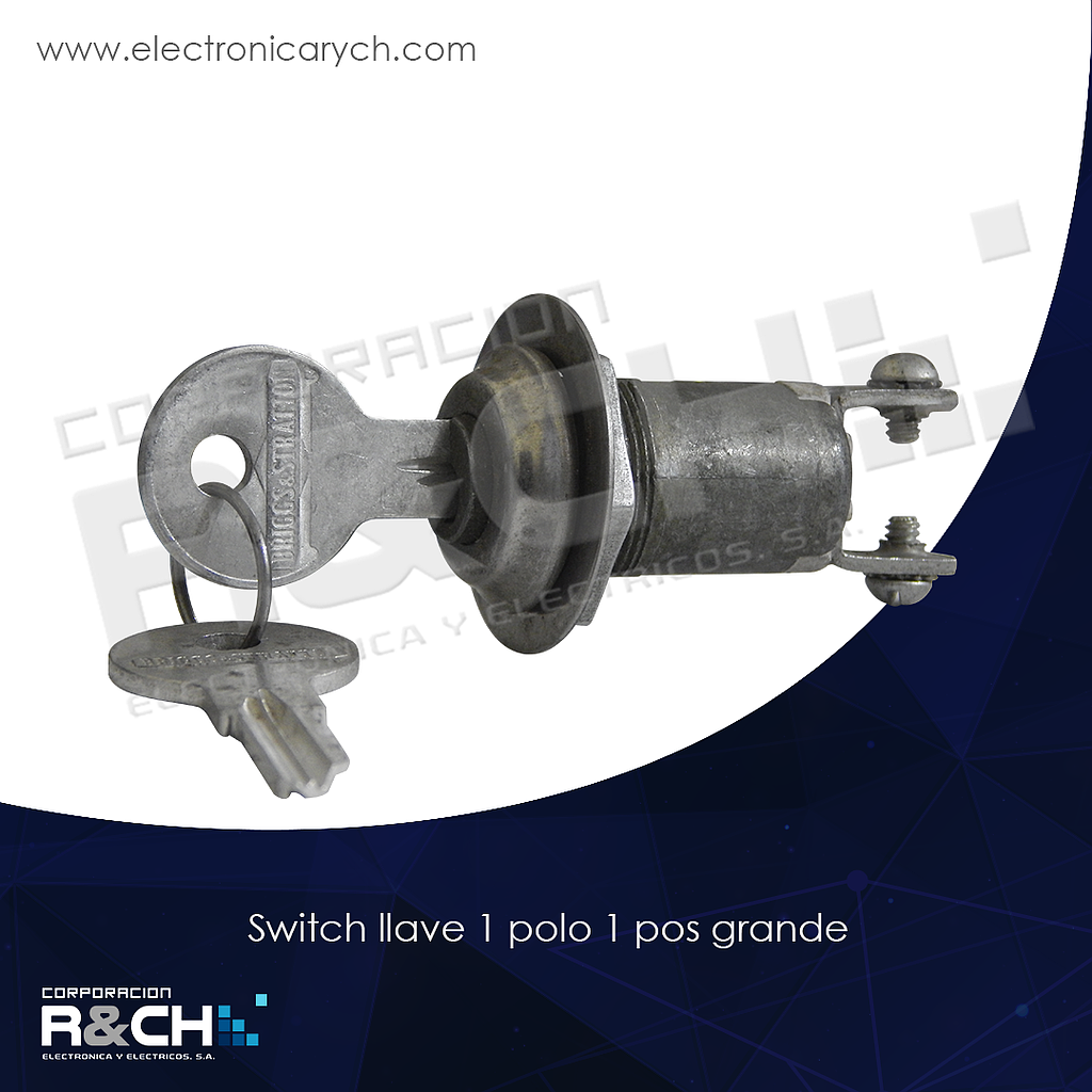 SW-SPST-KEY switch llave 1 polo 1 pos grande