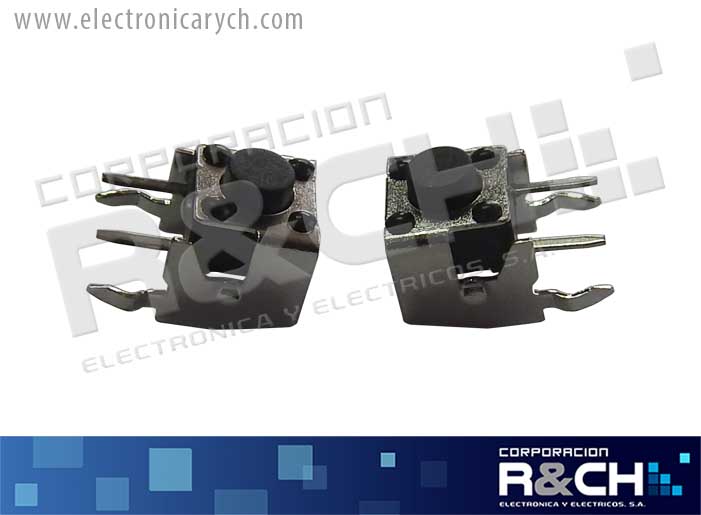 SW-501B switch pulsador p/repuesto 4mm 2 pin c/chasis