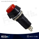 SW-P12R Pulsador Normalmente abierto 12mm rojo redondo