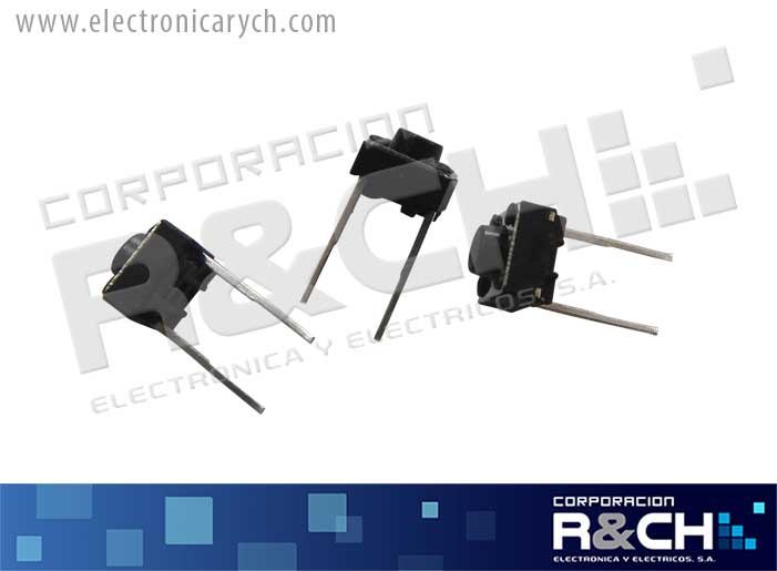 SW-2PL4.3 switch pulsador p/teclado 6x6x4.3mm 2 pin