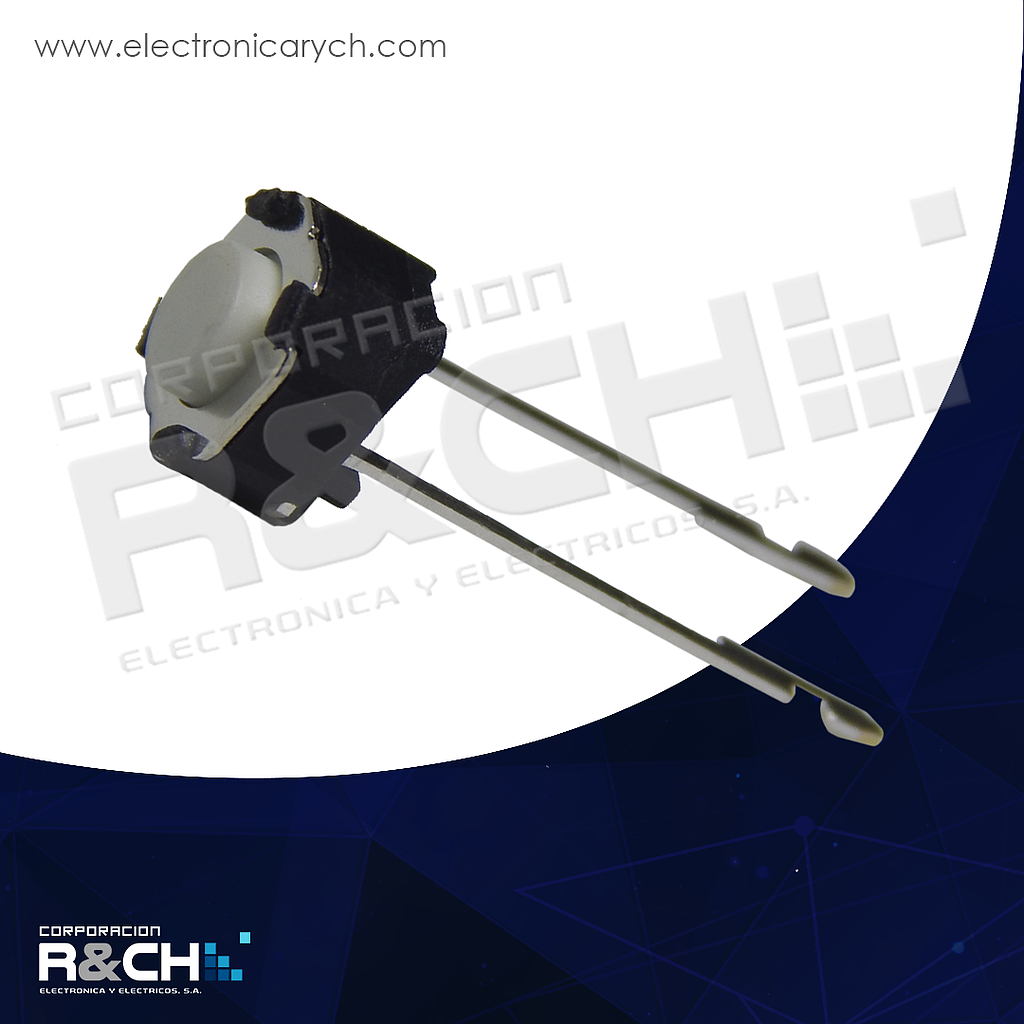 SW-2PL4.3R switch pulsador p/teclado 6x6x4.3mm redondo 2 pin push boton
