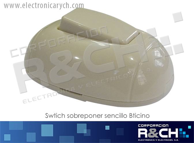 P52 swtich sobreponer sencillo Bticino