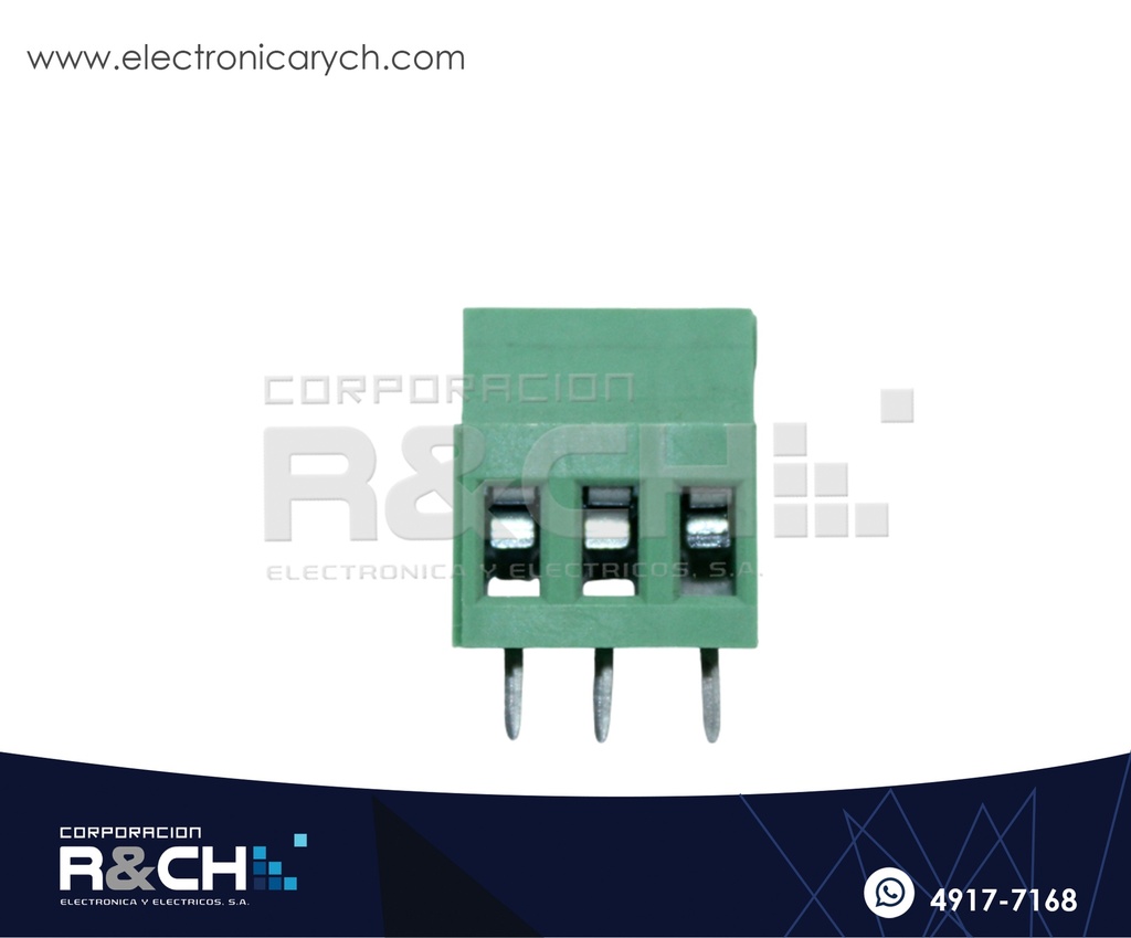 TN-3TG Terminal Block 3 Tornillos Grande