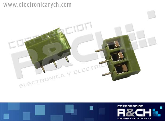 TN-3TM terminal 3 tornillos mediana