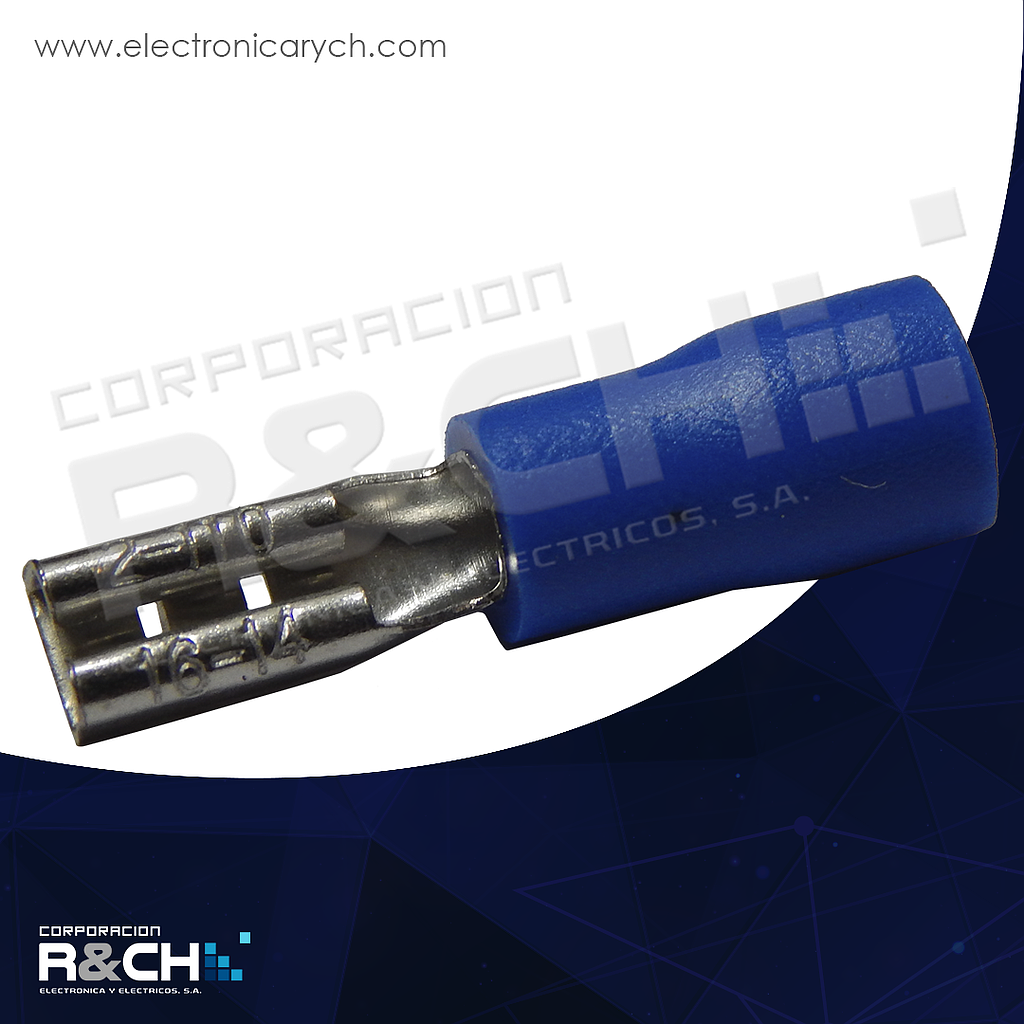 TM-32 terminal hembra azul 16-14 No. 110