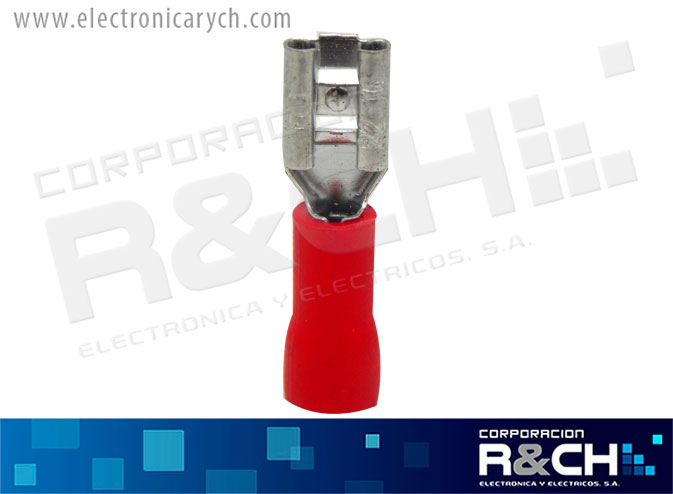 TM-23 terminal macho rojo calibre 22-18