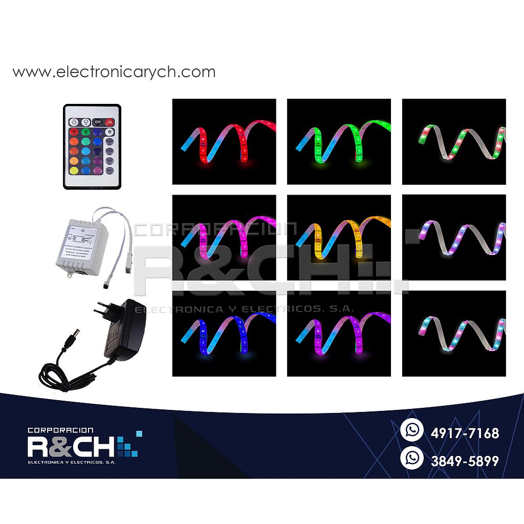 LD-5050TRGB Tira LED RGB para exterior 12V +control