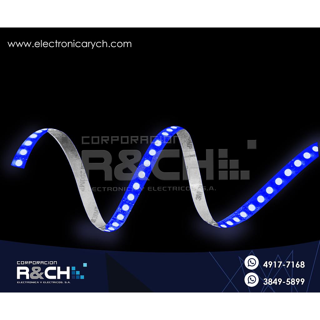 LD-3528AZE tira LED flexible c-adhesivo azul p/exterior 600 LED 1 metro