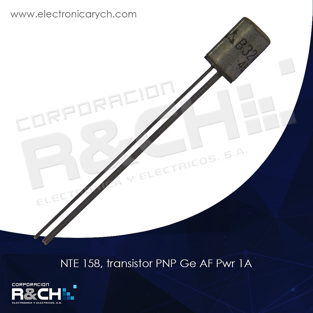 NTE158 transistor PNP Ge AF Pwr 1A