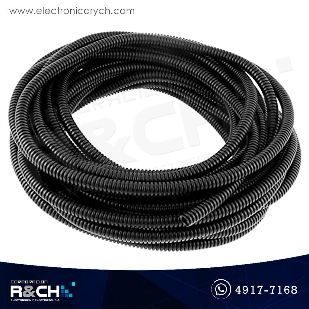 TB-FL10 Tubo flexible negro 10mm plástico