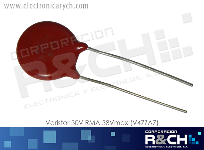 VA-30/38 varistor 30V RMA 38Vmax (V47ZA7)