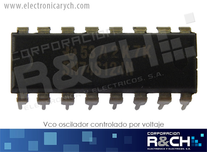 NTE74LS124 vco oscilador controlado por voltaje