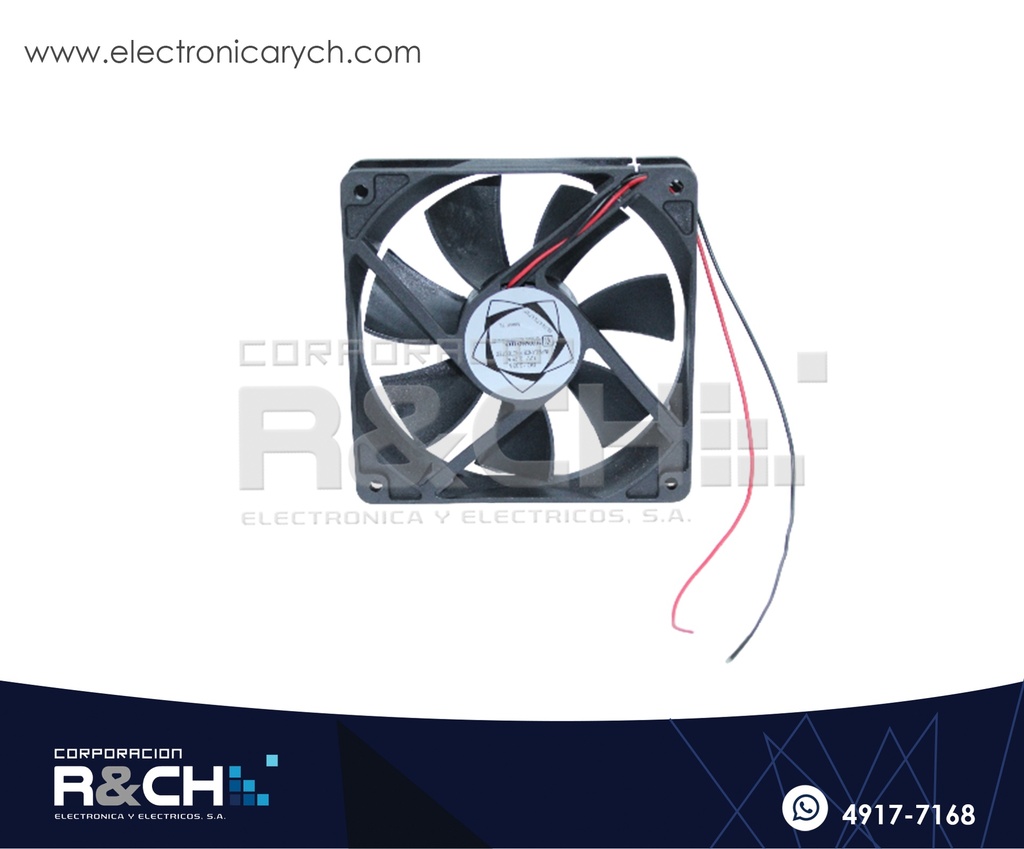 VEN-012 Ventilador 12V 120x120x38mm